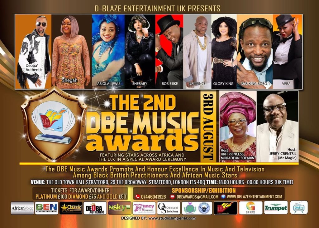 DBE Music Awards 2018" Celebrating stars in music and entertainments fancytvchannel