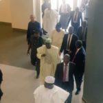 Atiku, Secondus in a closed door meeting with Obasanjo