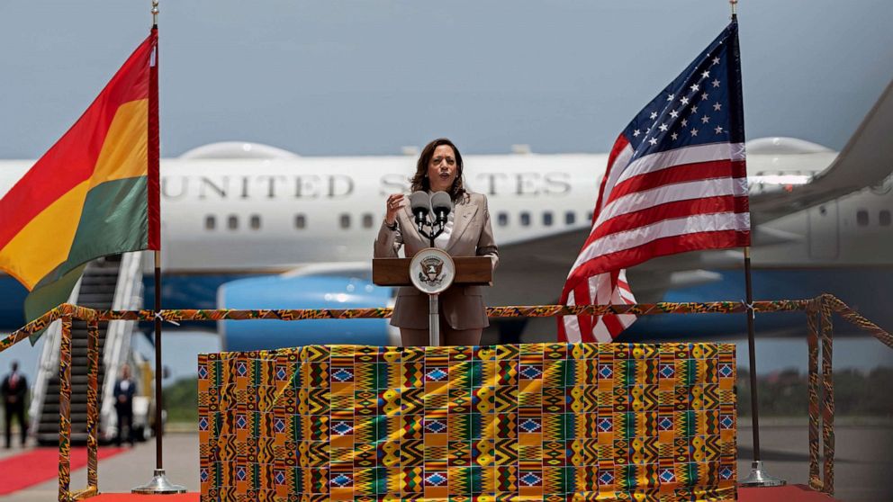 Kamala Harris Starts Africa Tour In Ghana, Announces Security Aid ...